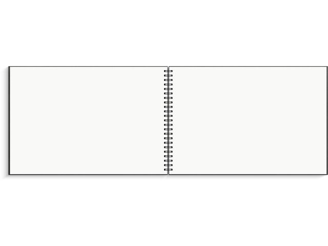Skissebok Grieg A3 Liggende Sort