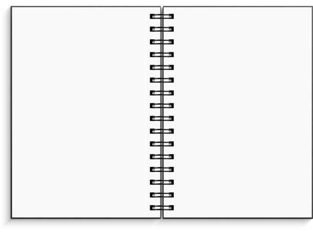 Skissebok Grieg A5 Stående Sort