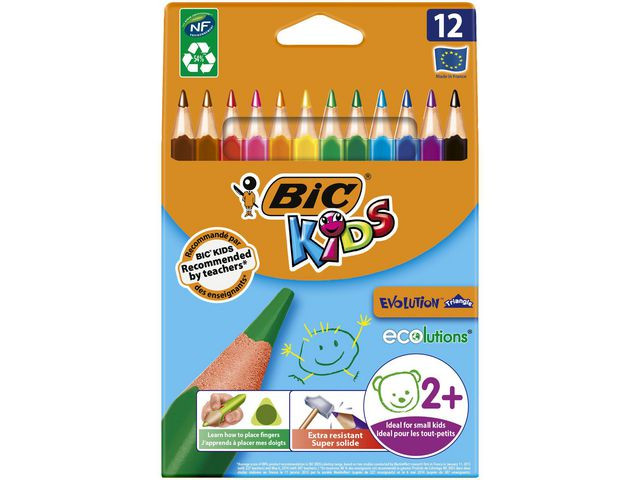 BildeFargeblyant Bic Evolution Trekant (12 stk)