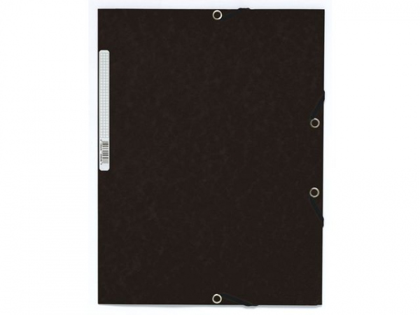 Strikkmappe Exacompta A4 3 Kl 355G Sort (10 stk)