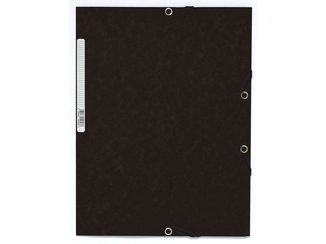 BildeStrikkmappe Exacompta A4 3 Kl 355G Sort (10 stk)