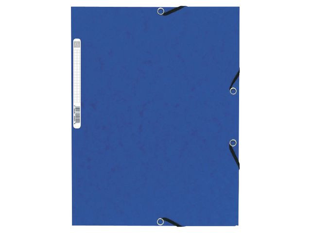 Strikkmappe Exacompta A4 3 Kl 355G Blå (10 stk)
