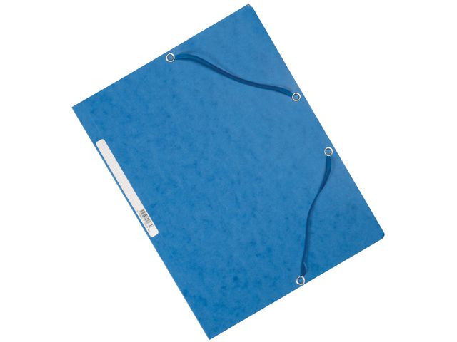 BildeStrikkmappe Exacompta A4 3 Kl 355G Blå (10 stk)