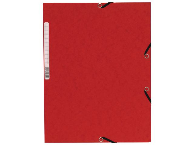 Strikkmappe Exacompta A4 3 Kl 355G Rød (10 stk)