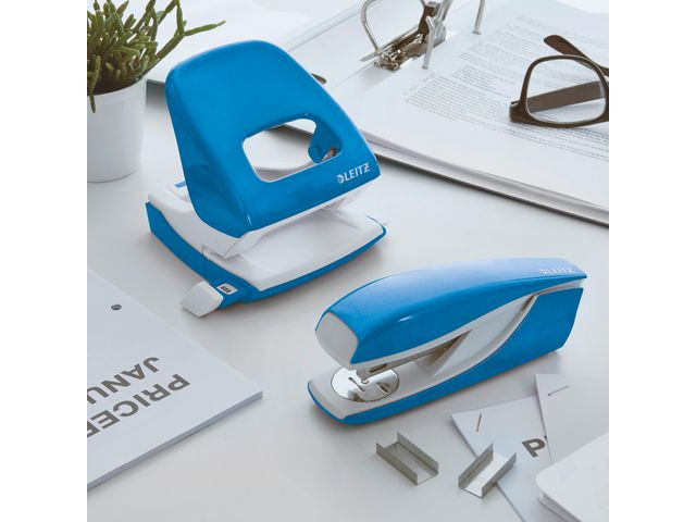 Stiftemaskin Leitz Wow 5502 30 Ark Blå