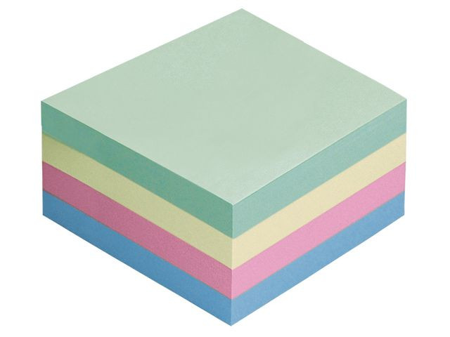 Notatkube Info 75X75Mm Pastell