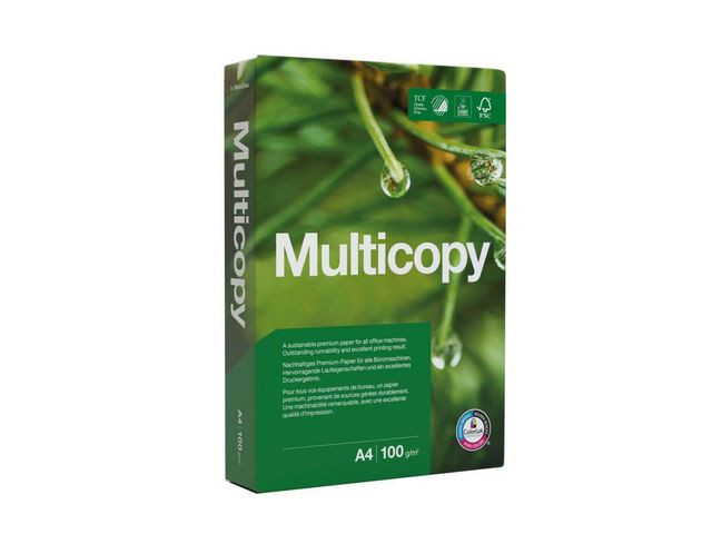 BildeKopipapir Multicopy A4 100G (500 ark/pk, 5 pakker)
