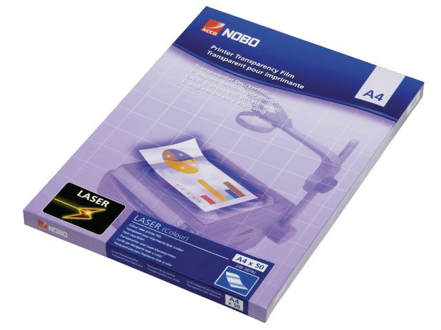 Transparent Nobo Fargelaser (50 stk)