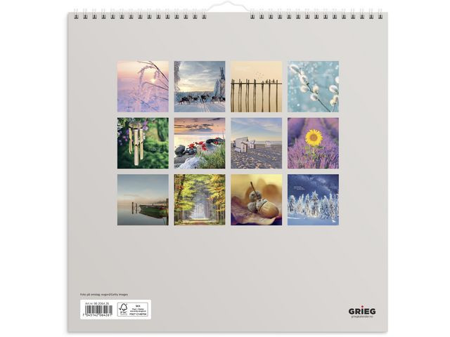 Billedkalender Grieg 2026 Carpe Diem
