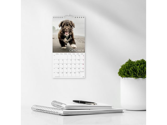 Veggkalender Grieg 2026 Hunder Mini