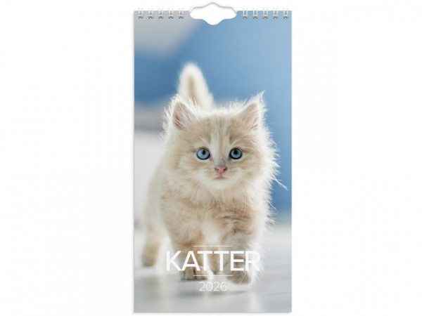 Veggkalender Grieg 2026 Katter Mini