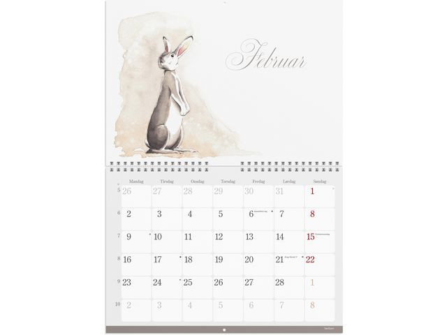 Veggkalender Grieg 2026 Natur