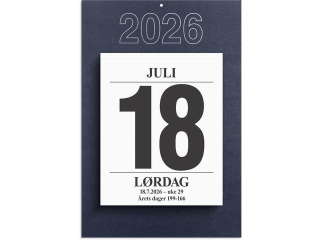 Avrivningskalender Grieg 26 Stor M/Plate