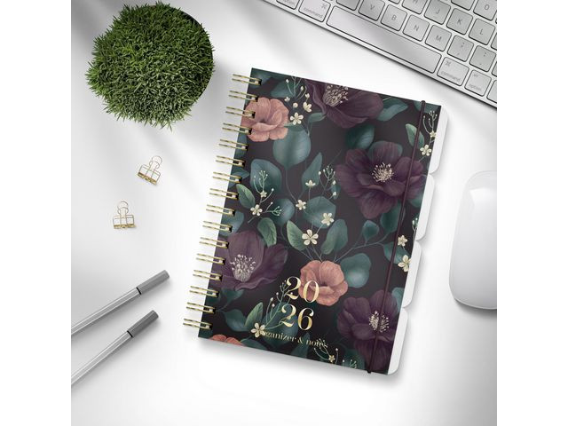 Organizer Og Notes Grieg A5 2026 Floral