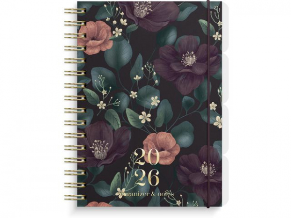 Organizer Og Notes Grieg A5 2026 Floral