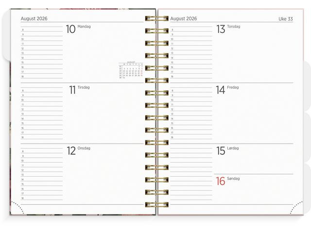 Organizer Og Notes Grieg A5 2026 Villros