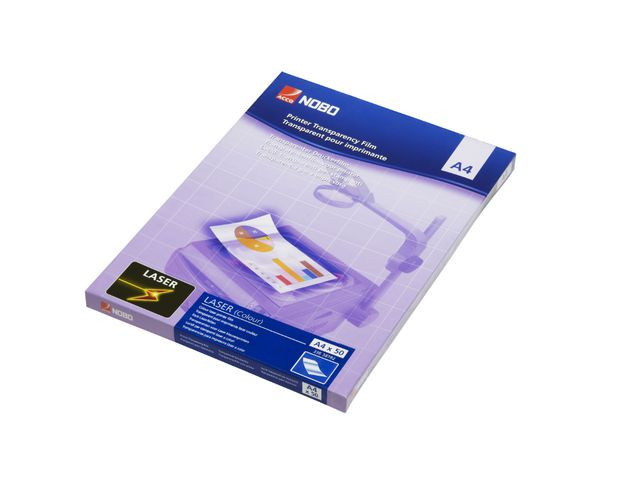 Transparent Nobo Fargelaser (50 stk)