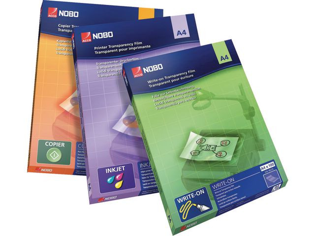 Transparent Nobo Blekk Universal (50 stk)