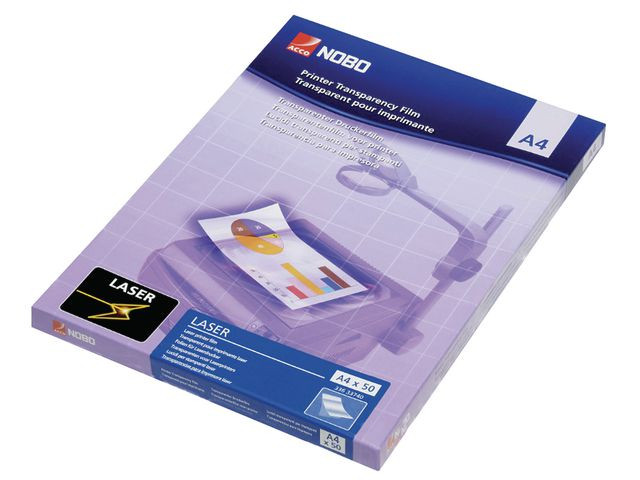 Transparent Nobo Laser (50 stk)