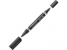 Merkepenn Lumocolor Duo 0,6-1,5Mm Sort (...