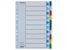 Skilleblad Esselte A4 Pp 10-Delt 5Frg