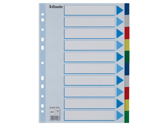 BildeSkilleblad Esselte A4 Pp 10-Delt 5Frg