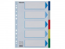 Skilleblad Esselte A4 Pp 5-Delt 5 Frg