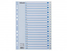 Register Esselte A4 Plast 1-20 Blå/Hvit