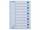 Register Esselte A4 Plast 1-10 Blå/Hvit...