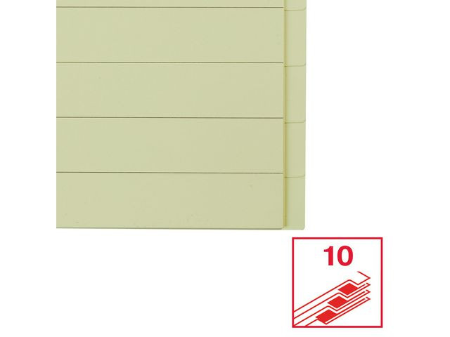 Skilleblad Esselte A4 10-Delt Manilla