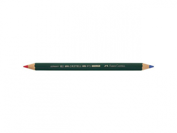Fargeblyant Faber-Castell Tykk Rød/Blå (12 stk)