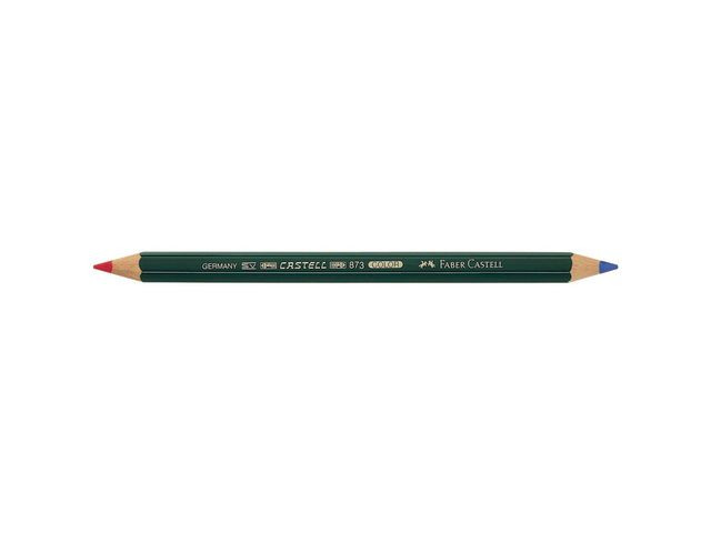 BildeFargeblyant Faber-Castell Tykk Rød/Blå (12 stk)