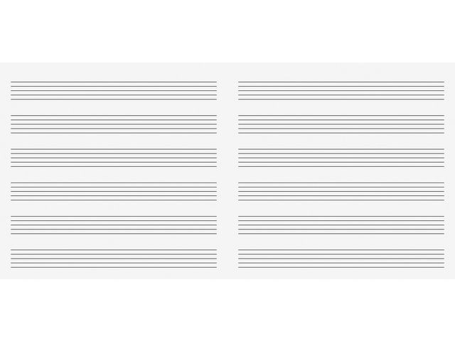 Noteskrivebok Emo 20X21Cm 16Blad6 Linjer