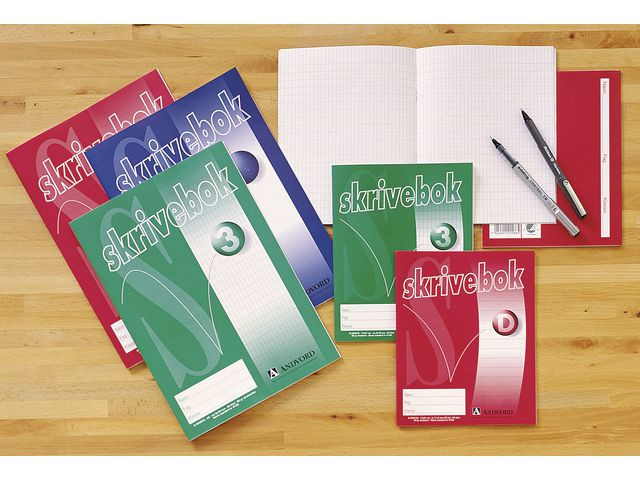 Skrivebok A4 80G 24Bl Ulinjert (20 stk)