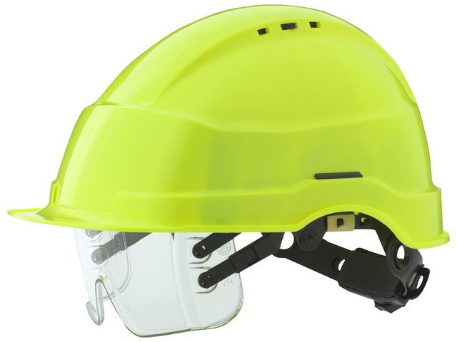BildeVernehjelm Iris Ii Hivis M/Visir Gul