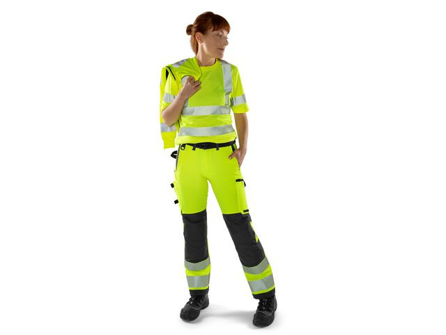 Bukse Fristads 2665 Gstp Hivis Dame 40
