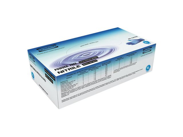 Hanske Granberg 770 Nitril L Blå (100 stk)