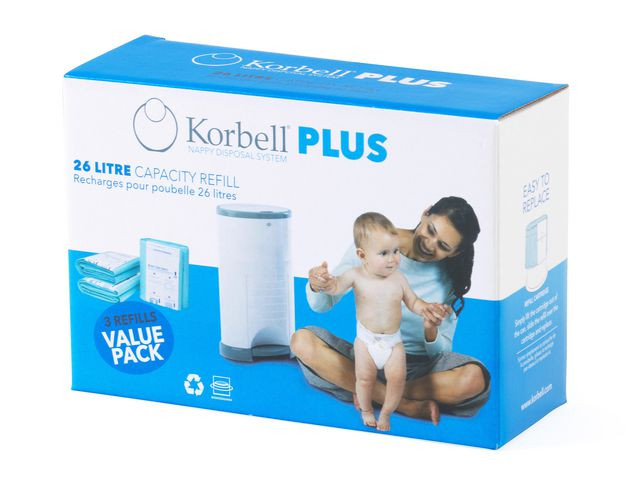 BildeRefill Korbell Plus Bleiebøtte (3 stk)