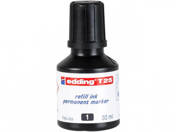 Refill Edding T25 Perman. Merkepenn Sort