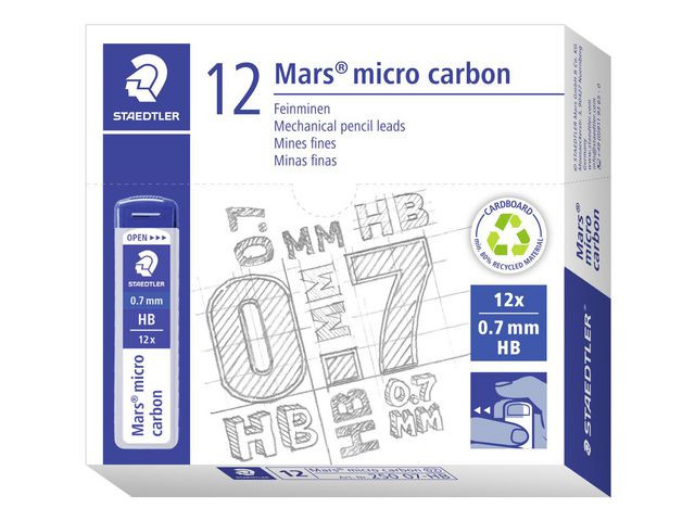 Blyantmine Staedtler 0,7Mm Hb (12) (12 stk)