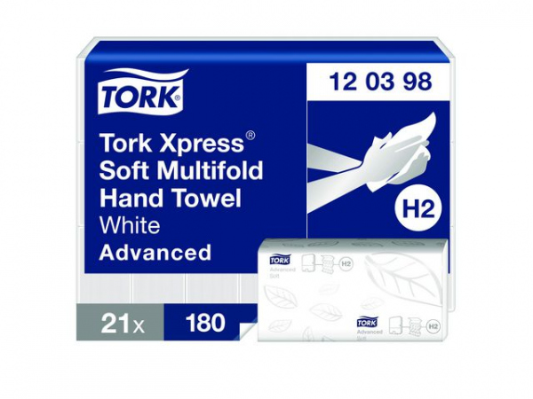 Tørkeark Tork Adv Xpress 2L H2 (3780 stk)