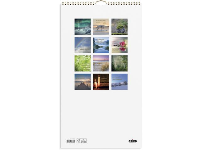 Veggkalender Grieg 2026 Dreamdo