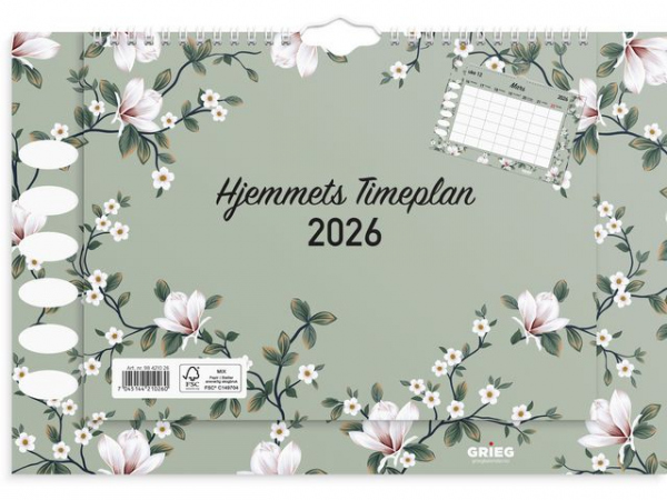 Hjemmets Timeplan Grieg 2026