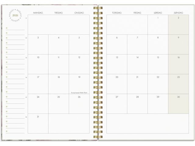 Kalender Life Planner 2026 Essentials A5