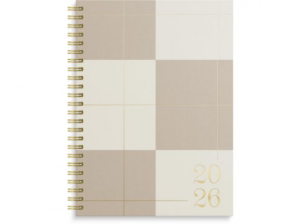 Ukekalender Grieg Multi A5 2026 Beige