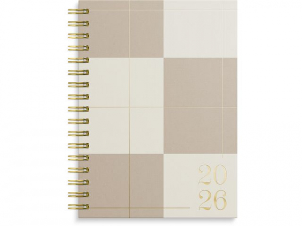 Ukekalender Grieg Multi A6 2026 Beige