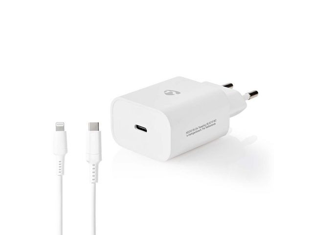 Vegglader Nedis Usb-C Til Lightning 1M