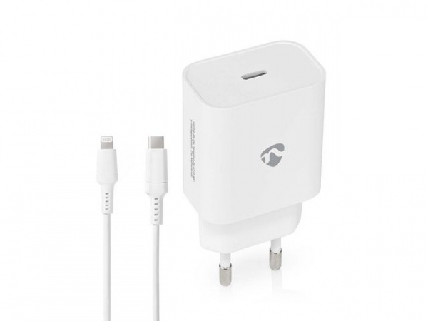Vegglader Nedis Usb-C Til Lightning 1M