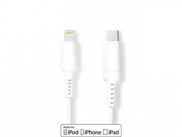 Kabel Nedis Usb-C Til Lightning 2M