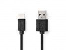 Kabel Nedis Usb-A Til Usb-C 1M